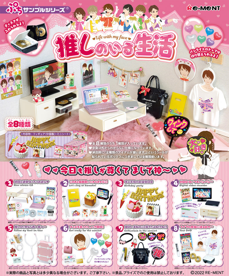 RE-MENT Petit Sample Series Life With My Fave / 推しのいる生活