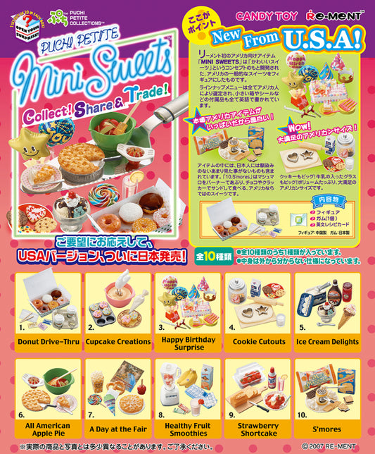 RE-MENT USA Mini Sweets / PUCHI PETITE COLLECTIONS mini sweets