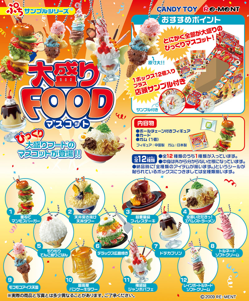 RE-MENT Large Food Mascot / 大盛りFOODマスコット
