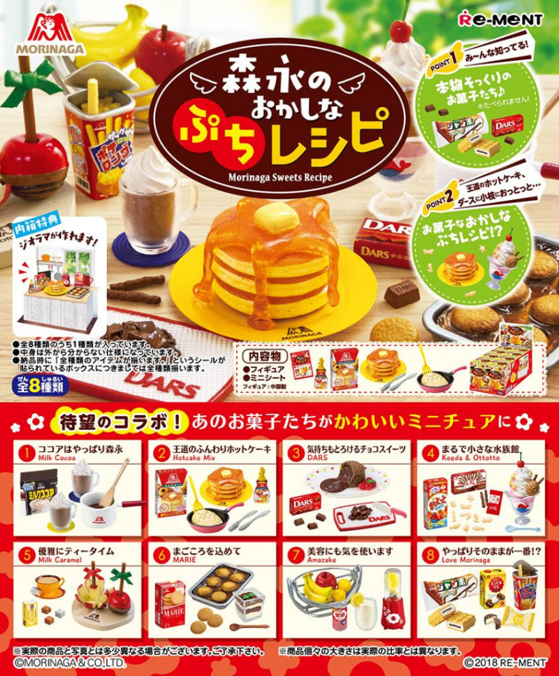 RE-MENT Company Collaboration Morinaga Sweets Recipe / 森永のおかしなぷちレシピ