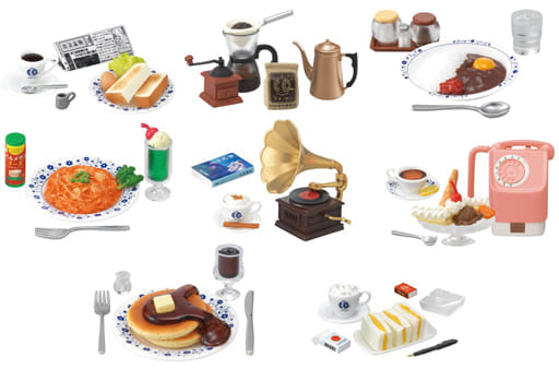 RE-MENT Petit Sample Series Retro Cafe on a Street Corner / 街角のレトロ喫茶店
