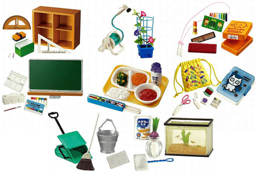 RE-MENT Petit Sample Series Refreshing Classroom 4 / さわやか4組