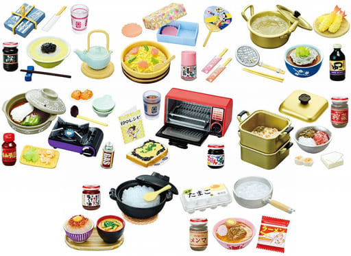 RE-MENT Company Collaboration Momoya Japanese Nostalgic Meals / 桃屋のごはん あのひあのとき