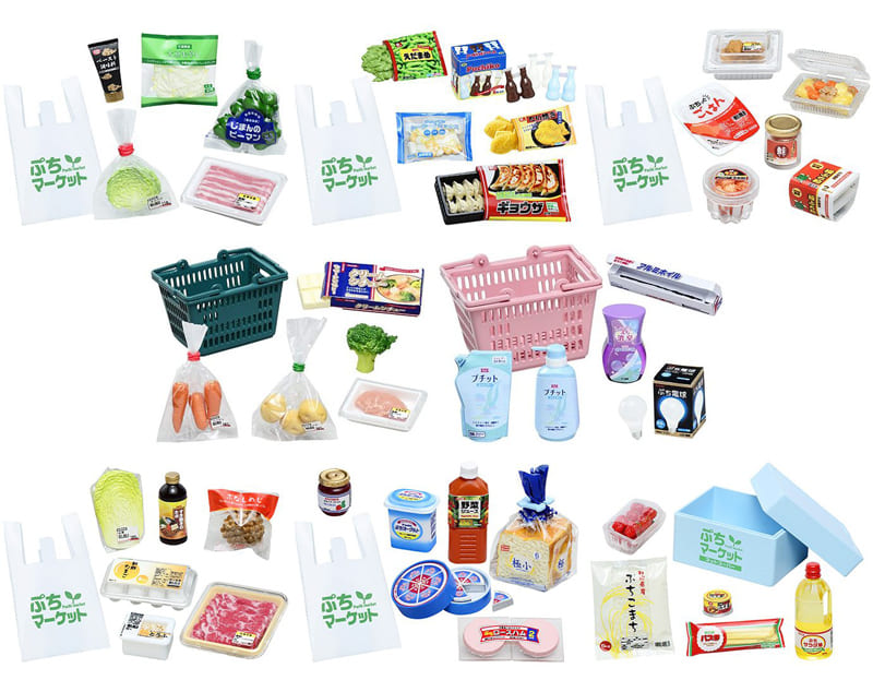 RE-MENT Petit Sample Series I'll Buy A Lot! Homeside Supermarket / いっぱい買っちゃう!家ちかスーパー