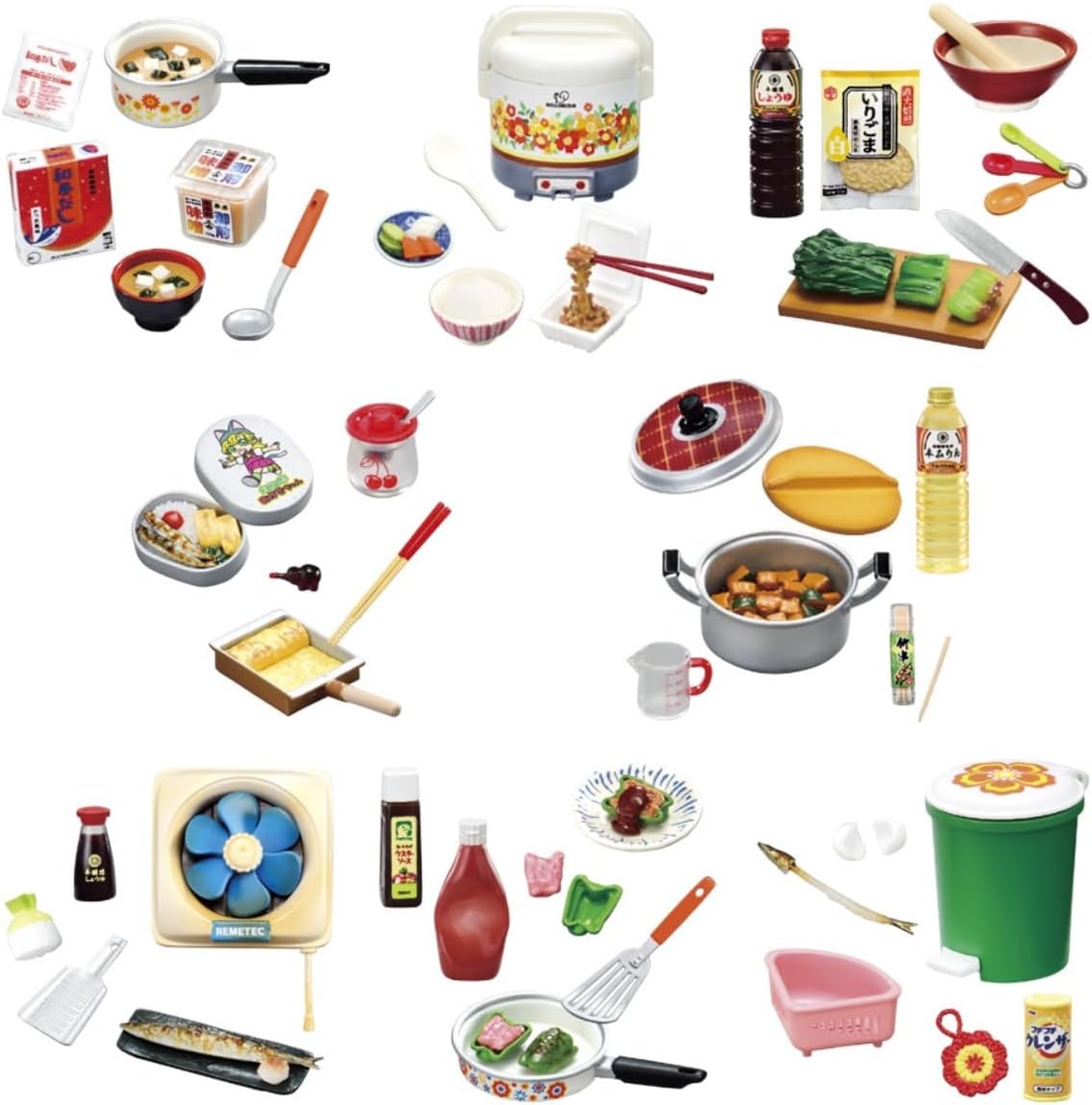 RE-MENT Petit Sample Series Home-Cooked Meals / ほっと幸せ、わが家の味