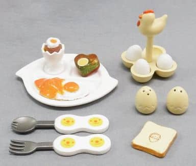 RE-MENT Beans Eggs & Strawberries / まめたまいちご