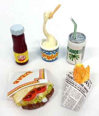 RE-MENT Street Food, Eat While Walking, Try Out Foods (Eating Out; Have a Bite!) / 食べ歩き