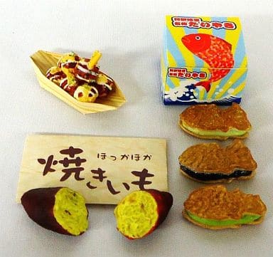RE-MENT Street Food, Eat While Walking, Try Out Foods (Eating Out; Have a Bite!) / 食べ歩き