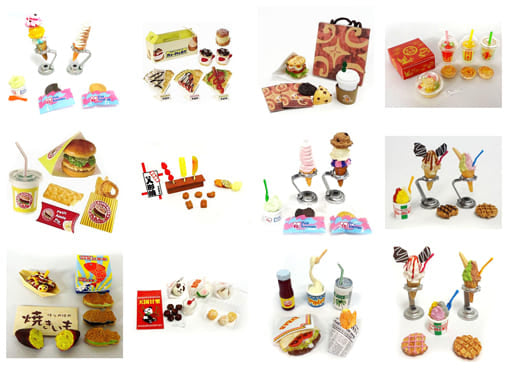 RE-MENT Street Food, Eat While Walking, Try Out Foods (Eating Out; Have a Bite!) / 食べ歩き