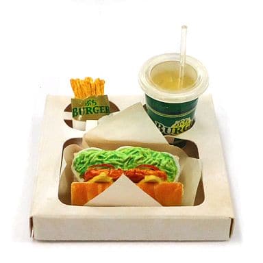RE-MENT Petit Sample Series Petite Burger (Fast Food Burger) / ぷちバーガー