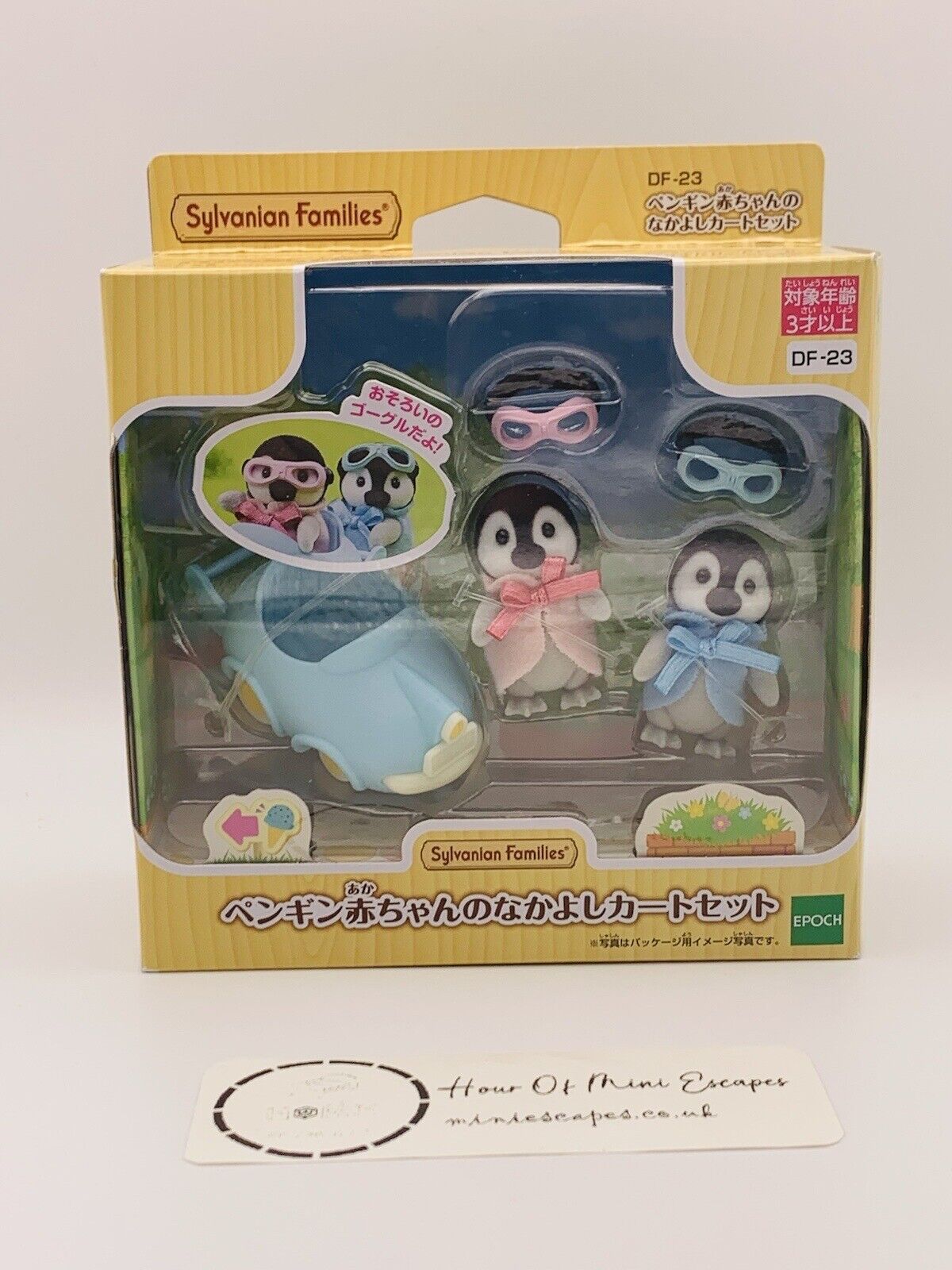 Sylvanian Families Penguin Baby Cart Set DF-23 Calico Critters Epoch Japan New