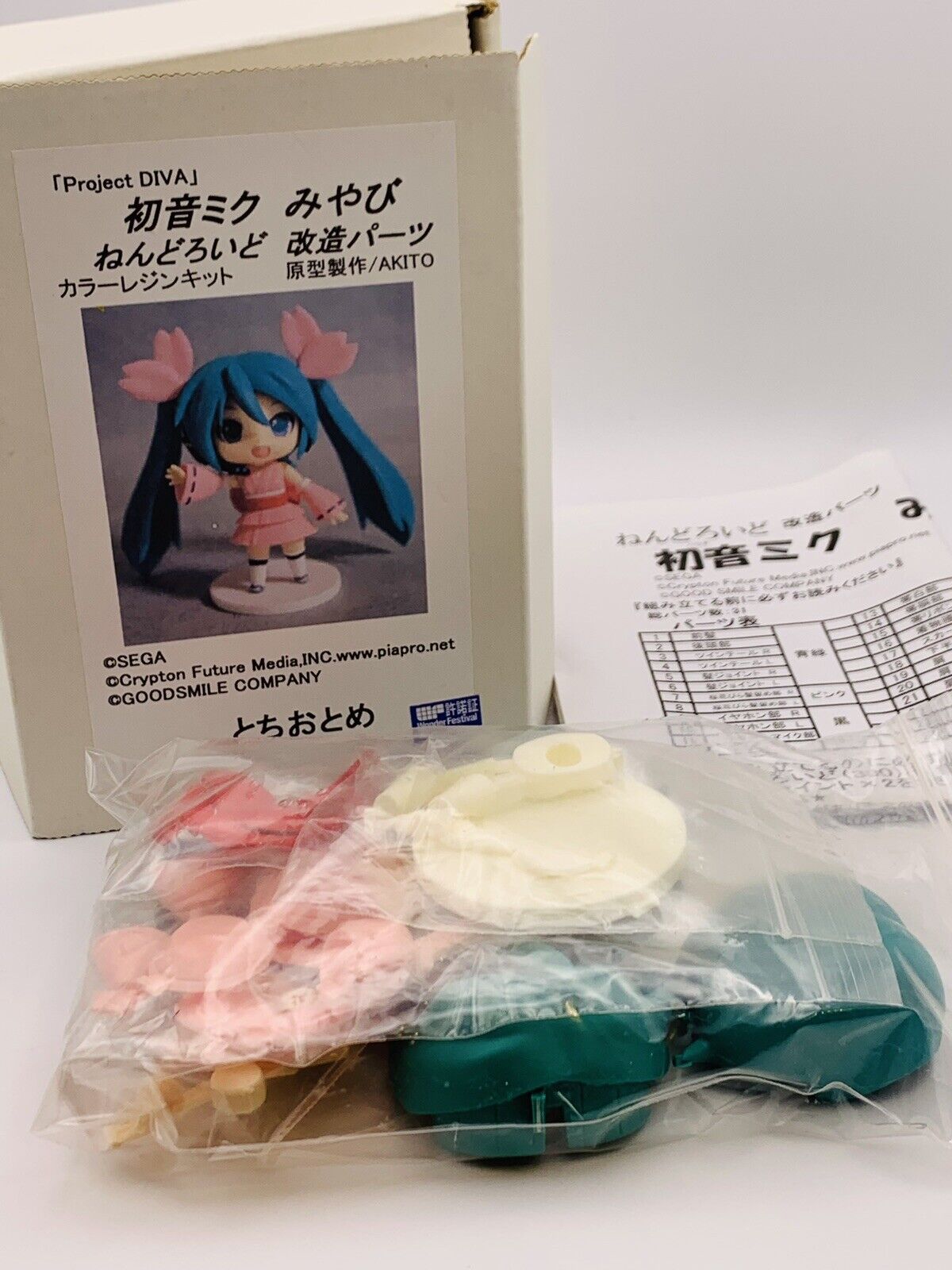 Hatsune Miku Garage Kit Wonder Festival 2014 Nendoroid Unofficial Miyabi AKITO