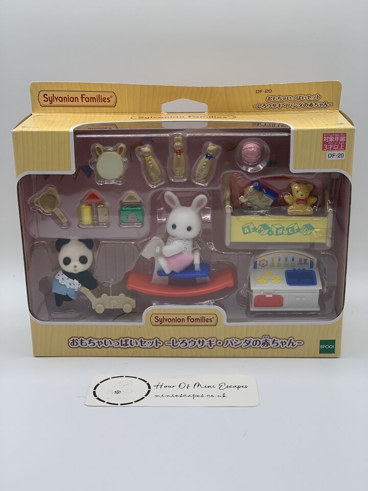 Sylvanian Families Baby Toy Box Snow Rabbit Panda DF-20 5709