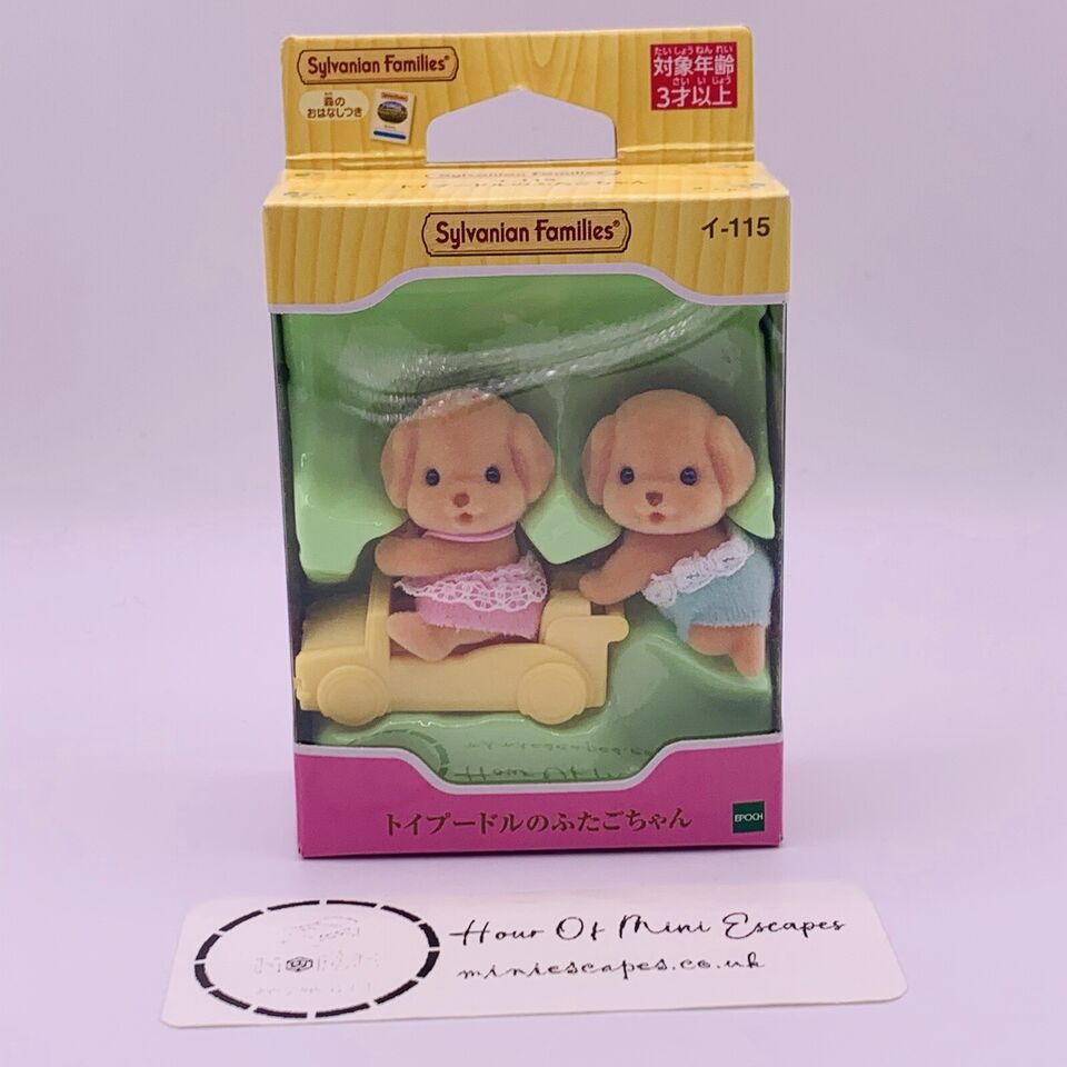 Sylvanian Families Toy Poodle Twins Baby Set I-115 Calico Critters