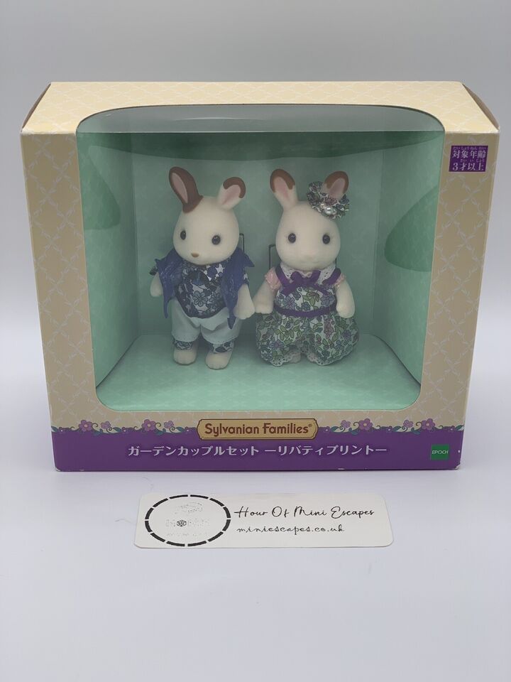 Sylvanian Families Garden Couple Set Liberty Print
