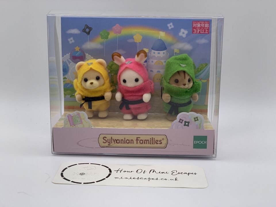 Sylvanian Families Baby Ninja Trio C-66 35th Anniversary