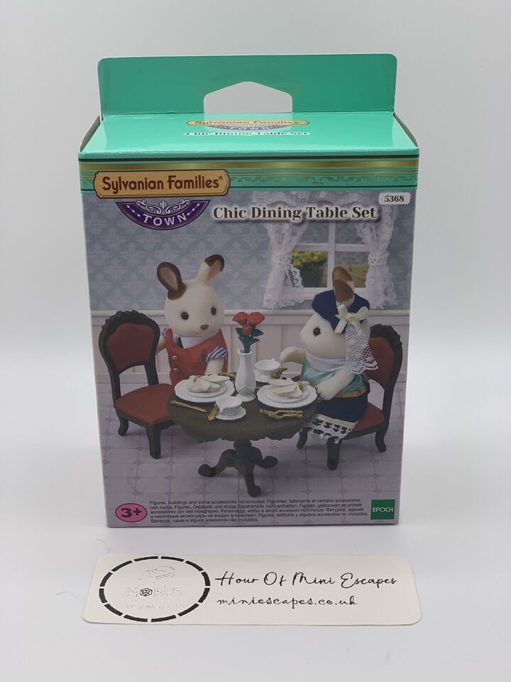 Sylvanian Families Family Chic Dining Table Set 5368