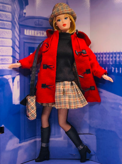 1999 Burberry London Blue Label Barbie Doll Japan Exclusive #24961 Mattel NRFB