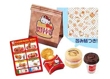 RE-MENT Sanrio Hello Kitty Mogu Mogu Hamburger Shop / ハローキティ もぐもぐハンバーガーショップ