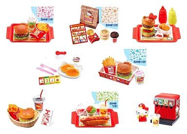 RE-MENT Sanrio Hello Kitty Mogu Mogu Hamburger Shop / ハローキティ もぐもぐハンバーガーショップ