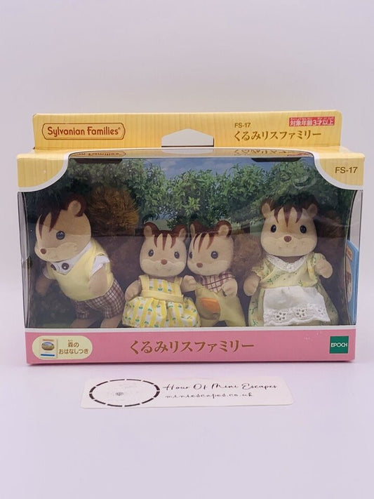 Sylvanian Families Walnut Squirrel Family Set FS-17 Calico Critters