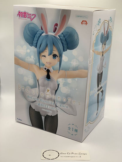 Hatsune Miku Figure BiCute Bunnies Figure WHITE Ver FuRyu